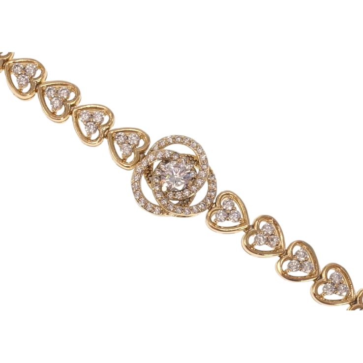 Браслет Xuping Позолота 18K Сердечки с вставкой роза длина с доп.замком 17,19см х 7-15мм фото №20 Браслет Xuping Позолота 18K Сердечки с вставкой роза длина с доп.замком 17,19см х 7-15мм фото №20