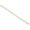 Браслет Xuping Позолота 18K Кристальные цветочки длина с доп.замком 17,19см х 9мм фото №2
