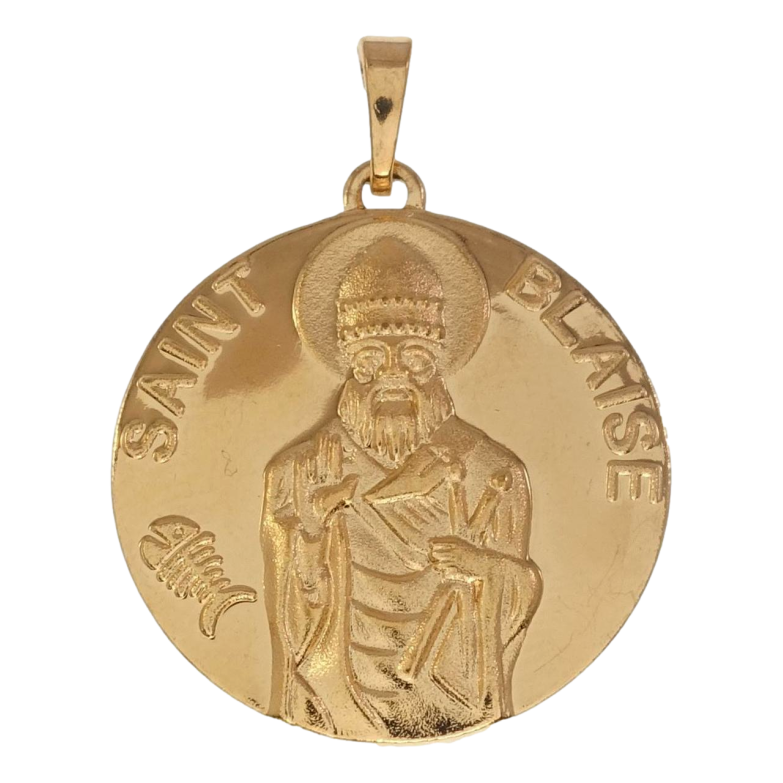 Кулон Xuping Позолота 18K Ладанка Священномученик Власій Молиться за Нас фото №4 Кулон Xuping Позолота 18K Ладанка Священномученик Власій Молиться за Нас фото №4