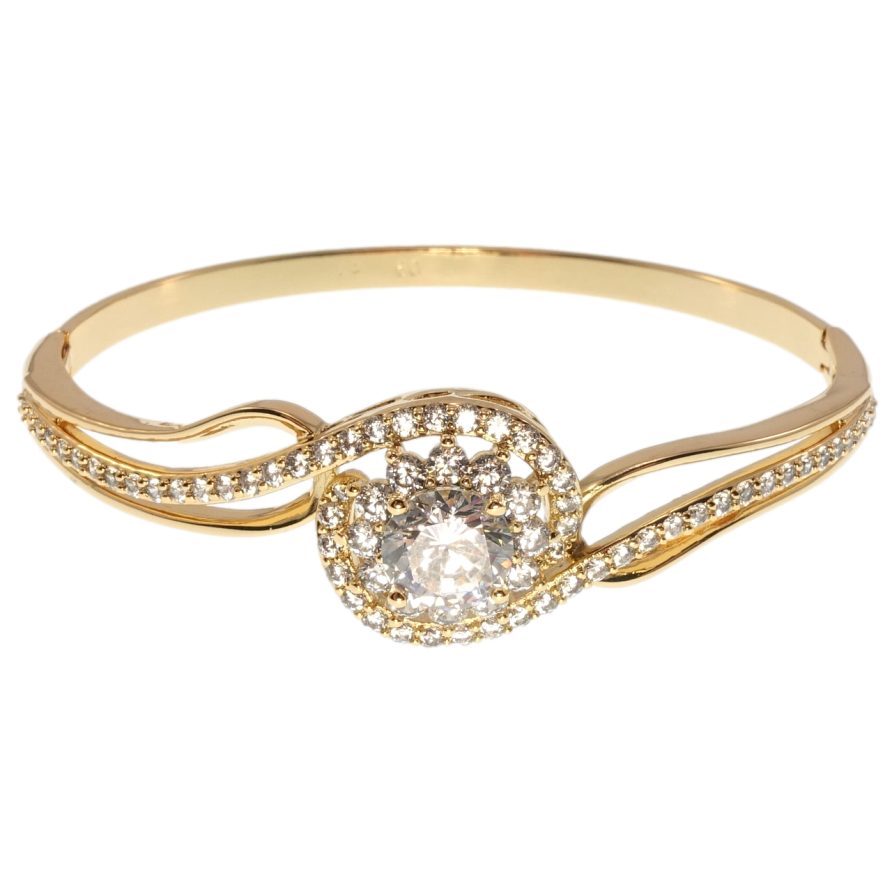 Браслет Xuping Позолота 18K Грація Венери ø 6см фото №1 Браслет Xuping Позолота 18K Грація Венери ø 6см фото №1