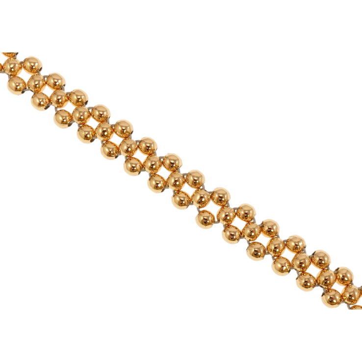 Браслет Xuping Позолота 18K Декоративное плетение из бусин длина с доп.цепочкой 17,5-21см х 9мм фото №15 Браслет Xuping Позолота 18K Декоративное плетение из бусин длина с доп.цепочкой 17,5-21см х 9мм фото №15