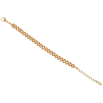 Браслет Xuping Позолота 18K Декоративное плетение из бусин длина с доп.цепочкой 17,5-21см х 9мм фото №2 Браслет Xuping Позолота 18K Декоративное плетение из бусин длина с доп.цепочкой 17,5-21см х 9мм фото №2