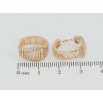 Серьги Xuping M&L Цвет 18K колечки Резной меандровый орнамент с цирконием фото №2 Серьги Xuping M&L Цвет 18K колечки Резной меандровый орнамент с цирконием фото №2