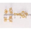 Набор Xuping Позолота 18K Серьги Кулон Декоративные цветочки фото №2