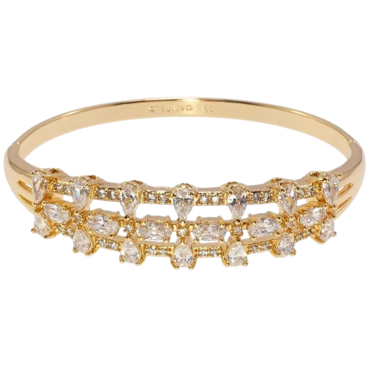 Браслет Xuping Позолота 18K Іскристість ø 5,7см фото №15 Браслет Xuping Позолота 18K Іскристість ø 5,7см фото №15