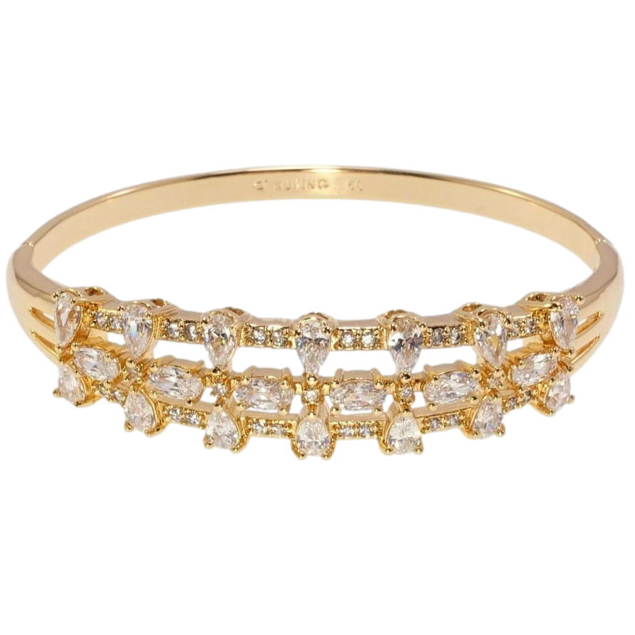 Браслет Xuping Позолота 18K Іскристість ø 5,7см фото №1 Браслет Xuping Позолота 18K Іскристість ø 5,7см фото №1