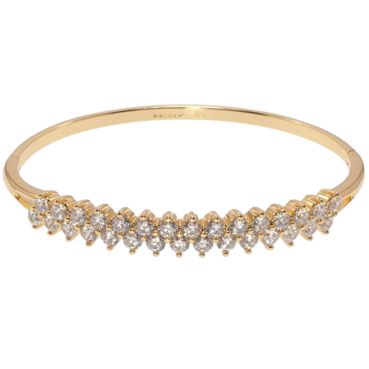 Браслет Xuping Позолота 18K Искристость ø 6см фото №2 Браслет Xuping Позолота 18K Искристость ø 6см фото №2