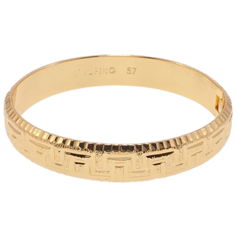 Браслет Xuping Позолота 18K Античний стиль ø 5,7см фото №2 Браслет Xuping Позолота 18K Античний стиль ø 5,7см фото №2