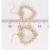 Серьги Xuping Позолота 18K французский замок Сердечки из циркония фото №2 Серьги Xuping Позолота 18K французский замок Сердечки из циркония фото №2