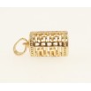 Кулон Xuping Позолота 18K Цилиндр с резным меандровым узором и дорожками циркония фото №3 Кулон Xuping Позолота 18K Цилиндр с резным меандровым узором и дорожками циркония фото №3