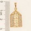 Кулон Xuping Позолота 18K Резной меандровый орнамент с цирконием фото №2