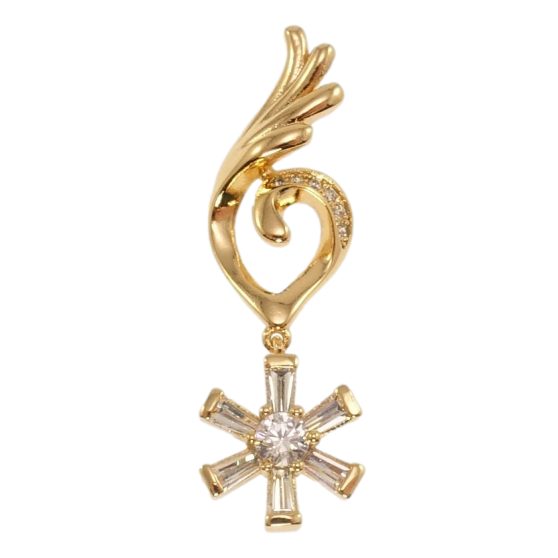 Кулон Xuping Позолота 18K Серце з кристальною зірочкою фото №18 Кулон Xuping Позолота 18K Серце з кристальною зірочкою фото №18