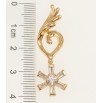 Кулон Xuping Позолота 18K Сердечко с кристальной звездочкой фото №2 Кулон Xuping Позолота 18K Сердечко с кристальной звездочкой фото №2