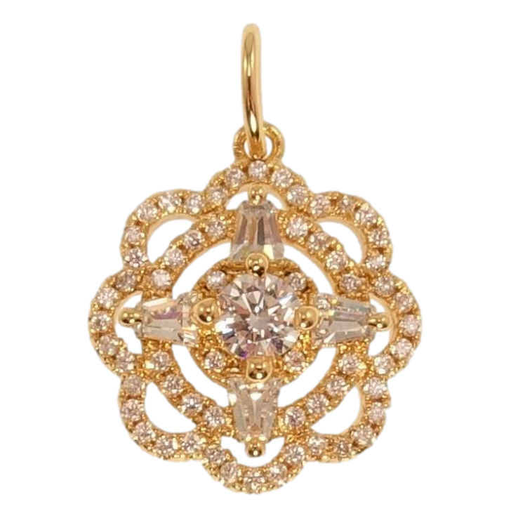 Кулон Xuping Позолота 18K Цветок с цирконием фото №19 Кулон Xuping Позолота 18K Цветок с цирконием фото №19