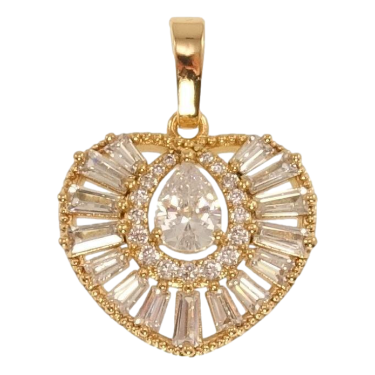 Кулон Xuping Позолота 18K Сердце с цирконием фото №12 Кулон Xuping Позолота 18K Сердце с цирконием фото №12