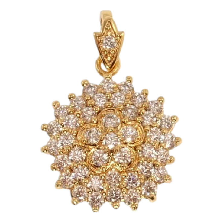 Кулон Xuping Позолота 18K Роскошный кристальный цветок фото №18 Кулон Xuping Позолота 18K Роскошный кристальный цветок фото №18