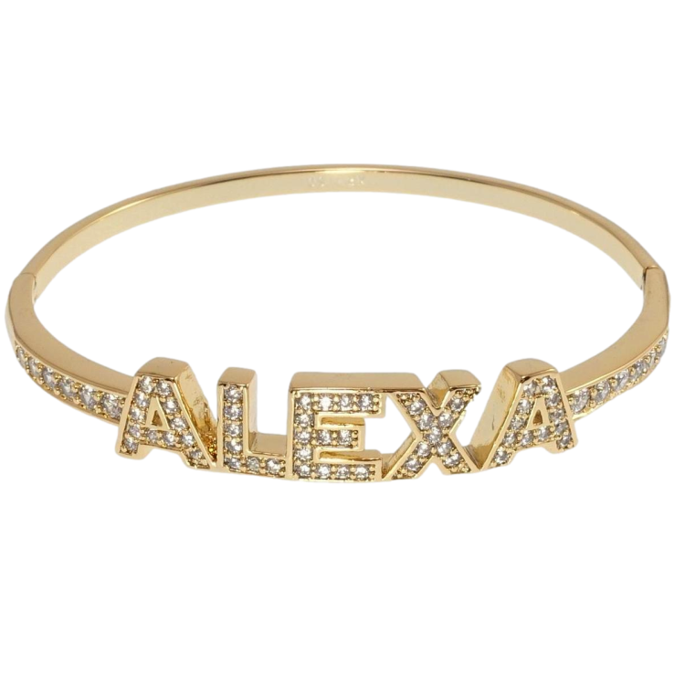 Браслет Xuping Позолота 18K АLEXA ø 6см фото №3 Браслет Xuping Позолота 18K АLEXA ø 6см фото №3