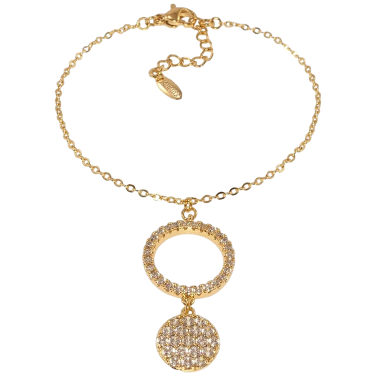 Браслет Xuping Позолота 18K Якорное плетение с круглыми подвесками длина с доп. цепочкой 17-20см х 2мм фото №15 Браслет Xuping Позолота 18K Якорное плетение с круглыми подвесками длина с доп. цепочкой 17-20см х 2мм фото №15