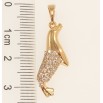 Кулон Xuping Позолота 18K Тюлень інкрустація цирконієм фото №2 Кулон Xuping Позолота 18K Тюлень інкрустація цирконієм фото №2