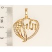 Кулон Xuping Позолота 18K Фигурная Мусульманская подвеска с надписью Аллах фото №2 Кулон Xuping Позолота 18K Фигурная Мусульманская подвеска с надписью Аллах фото №2