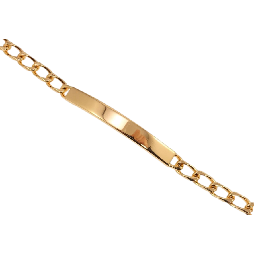 Браслет Xuping Позолота 18K Панцирное плетение с глянцевой вставкой длина 20см х 6мм фото №1