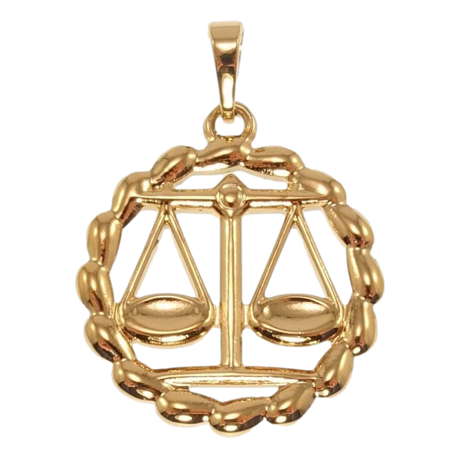 Кулон Xuping Позолота 18K Знак Зодиака Весы фото №1
