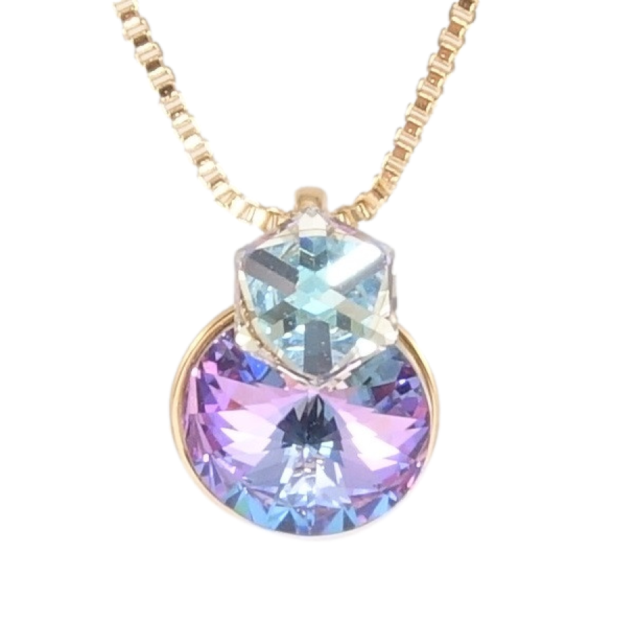 Кулон Xuping 18K з кр-ми Swarovski на ланцюжку Кристали Paradise Shine довжина 39,5-44,5см х 1мм фото №1 Кулон Xuping 18K з кр-ми Swarovski на ланцюжку Кристали Paradise Shine довжина 39,5-44,5см х 1мм фото №1