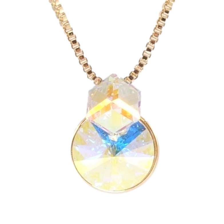 Кулон Xuping 18K з кр-ми Swarovski на ланцюжку Кристали АВ довжина 39,5-44,5см х 1мм фото №13 Кулон Xuping 18K з кр-ми Swarovski на ланцюжку Кристали АВ довжина 39,5-44,5см х 1мм фото №13