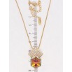 Кулон Xuping 18K с кр-ми Swarovski на цепочке Куб Vitrail Medium на ромбе с кристаллами длина 40-45,5см х фото №2 Кулон Xuping 18K с кр-ми Swarovski на цепочке Куб Vitrail Medium на ромбе с кристаллами длина 40-45,5см х фото №2