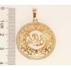 Кулон Xuping Позолота 18K Мусульманская резная подвеска с надписями и цирконием фото №2 Кулон Xuping Позолота 18K Мусульманская резная подвеска с надписями и цирконием фото №2