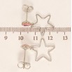 Сережки Xuping колір Родій з кристалами Swarovski пусети Зірочки з кристалами Rose фото №2 Сережки Xuping колір Родій з кристалами Swarovski пусети Зірочки з кристалами Rose фото №2