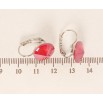 Серьги Xuping цвет Родий с кристаллами Swarovski французский замок Кристаллы Royal Red на дужках ø 12мм фото №2 Серьги Xuping цвет Родий с кристаллами Swarovski французский замок Кристаллы Royal Red на дужках ø 12мм фото №2