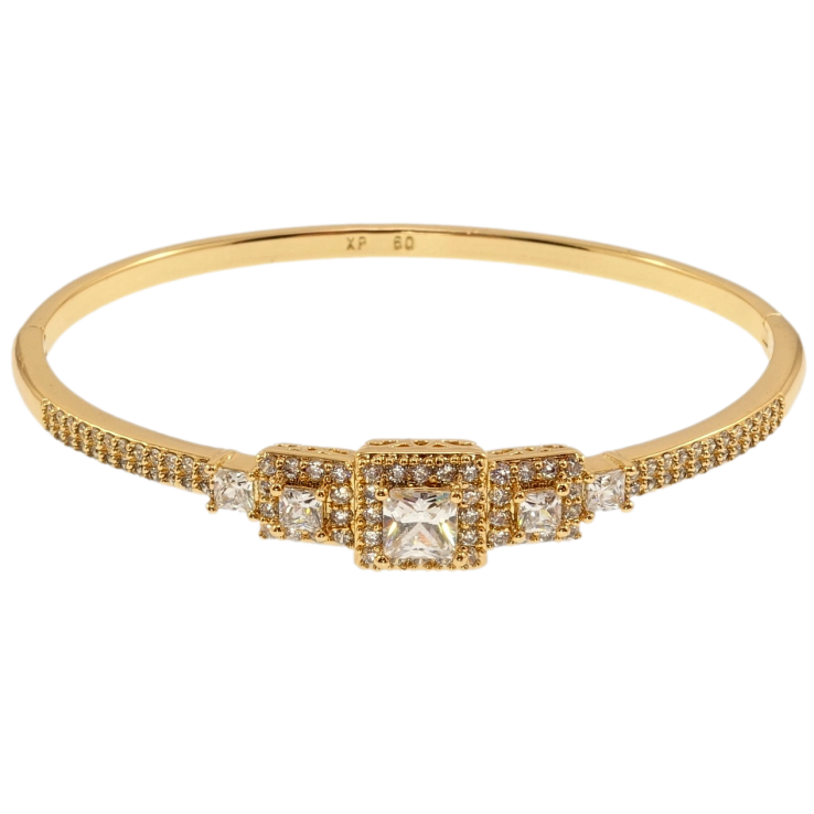 Браслет Xuping Позолота 18K Гармоничность ø 6см фото №11 Браслет Xuping Позолота 18K Гармоничность ø 6см фото №11