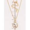 Кулон Xuping цвет 18K с кр-ми Swarovski на цепочке Кристалл Clear длина 39-44см х 1мм фото №2