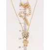 Кулон Xuping колір 18K з кр-ми Swarovski на ланцюжку Ведмедик з кристалом Clear довжина 40-45см х 1мм фото №2 Кулон Xuping колір 18K з кр-ми Swarovski на ланцюжку Ведмедик з кристалом Clear довжина 40-45см х 1мм фото №2