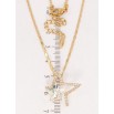 Кулон Xuping колір 18K з кр-ми Swarovski на ланцюжку Зірка з кристалом Clear довжина 40-45см х 2мм фото №2