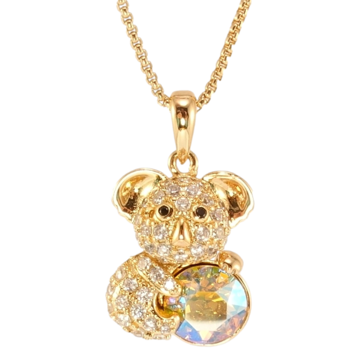 Кулон Xuping колір 18K з кр-ми Swarovski на ланцюжку Коала з кристалом Citrine Shimmer довжина 40-45см х фото №23 Кулон Xuping колір 18K з кр-ми Swarovski на ланцюжку Коала з кристалом Citrine Shimmer довжина 40-45см х фото №23