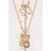 Кулон Xuping цвет 18K с кр-ми Swarovski на цепочке Коала с кристаллом Topaz AB длина 40-46см х 1мм фото №2 Кулон Xuping цвет 18K с кр-ми Swarovski на цепочке Коала с кристаллом Topaz AB длина 40-46см х 1мм фото №2