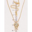 Кулон Xuping колір 18K з кр-ми Swarovski на ланцюжку Кішка з кристалом Moonlight довжина 39-44см х 1мм фото №2
