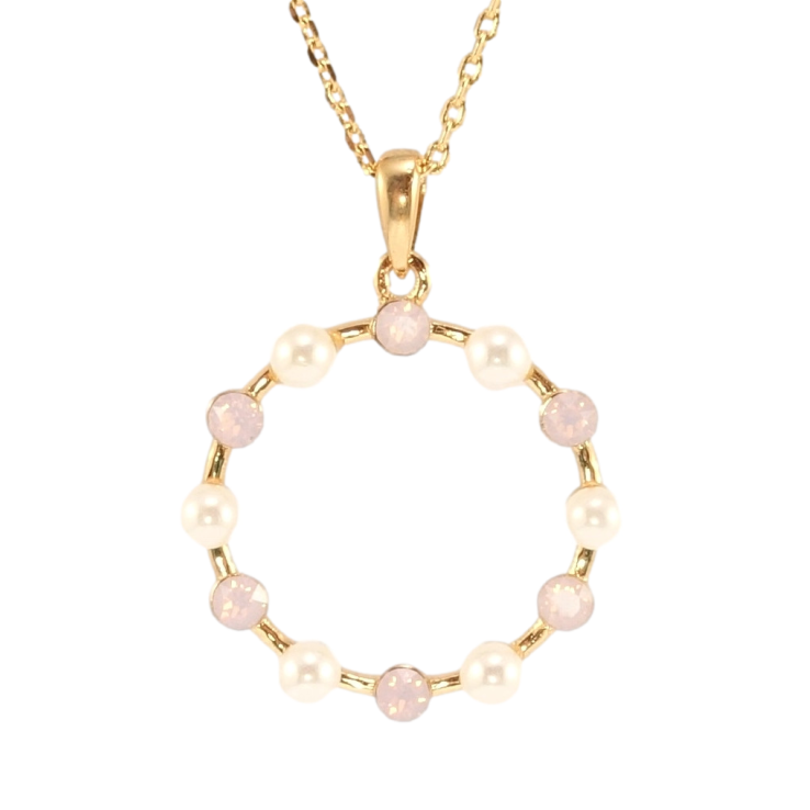 Кулон Xuping цвет 18K с кр-ми Swarovski на цепочке Веночек с кристаллами и жемчужинами длина 40-45см х фото №8 Кулон Xuping цвет 18K с кр-ми Swarovski на цепочке Веночек с кристаллами и жемчужинами длина 40-45см х фото №8