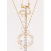 Кулон Xuping цвет 18K с кр-ми Swarovski на цепочке Веночек с кристаллами и жемчужинами длина 40-45см х фото №2 Кулон Xuping цвет 18K с кр-ми Swarovski на цепочке Веночек с кристаллами и жемчужинами длина 40-45см х фото №2