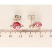 Серьги Xuping цвет Родий с кристаллами Swarovski пусеты Сатурн кристалл Rose фото №2 Серьги Xuping цвет Родий с кристаллами Swarovski пусеты Сатурн кристалл Rose фото №2