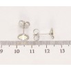 Серьги Xuping цвет Родий с кристаллами Swarovski пусеты Кристалл АВ в ободковой оправе ø 8мм фото №2 Серьги Xuping цвет Родий с кристаллами Swarovski пусеты Кристалл АВ в ободковой оправе ø 8мм фото №2