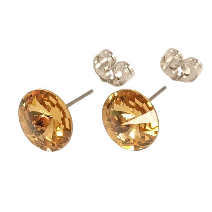 Сережки Xuping колір Родій з кристалами Swarovski пусети Кристал Topaz ø 11мм фото №21 Сережки Xuping колір Родій з кристалами Swarovski пусети Кристал Topaz ø 11мм фото №21