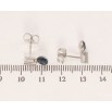 Сережки Xuping колір Родій з кристалами Swarovski пусети Кристали Montana ø 6мм фото №2 Сережки Xuping колір Родій з кристалами Swarovski пусети Кристали Montana ø 6мм фото №2