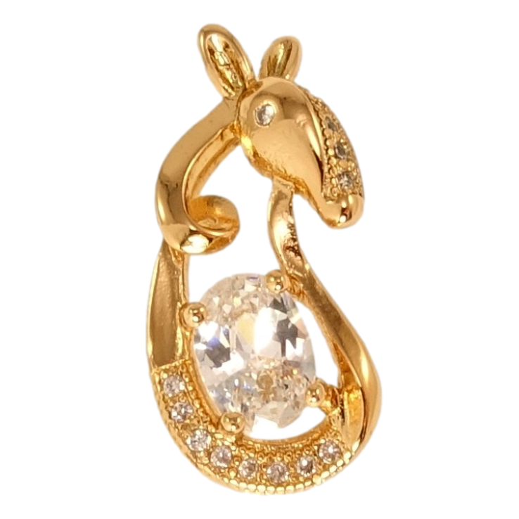 Кулон Xuping Позолота 18K Тапир с цирконием фото №6 Кулон Xuping Позолота 18K Тапир с цирконием фото №6