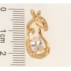 Кулон Xuping Позолота 18K Тапир с цирконием фото №2 Кулон Xuping Позолота 18K Тапир с цирконием фото №2