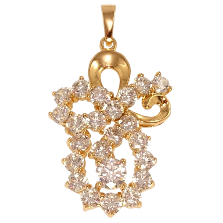 Кулон Xuping Позолота 18K Декоративная подвеска с инкрустацией цирконием фото №14