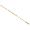 Браслет Xuping Позолота 18K Вставка из циркония длина с доп.цепочкой 17,19см х 4мм фото №2 Браслет Xuping Позолота 18K Вставка из циркония длина с доп.цепочкой 17,19см х 4мм фото №2