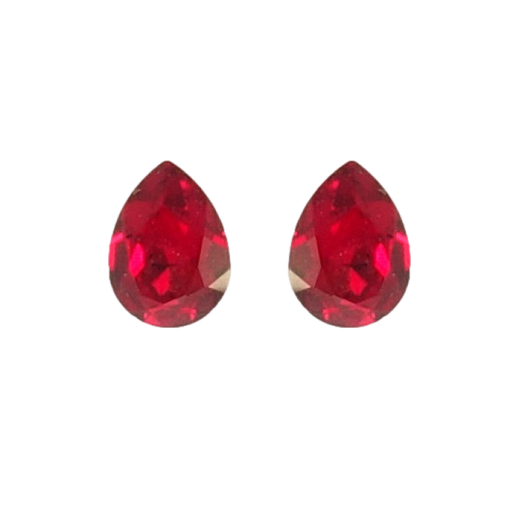 Сережки Xuping колір Родій з кристалами Swarovski пусети Кристальні крапельки Indian Siam фото №10
